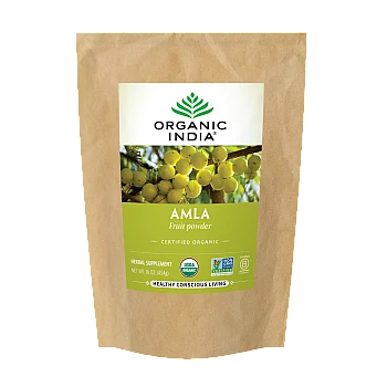 אורגניק אינדיה אבקת פרי אמלה 454 גרם - מבית Organic India