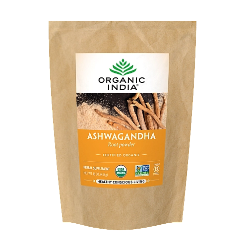 אורגניק אינדיה אבקת שורש אשווגנדה 454 גרם - מבית Organic India