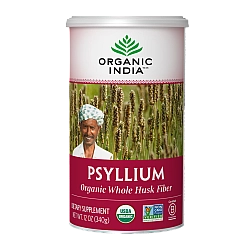 אורגניק אינדיה קליפות פסיליום שלמות 340 גרם - מבית Organic India