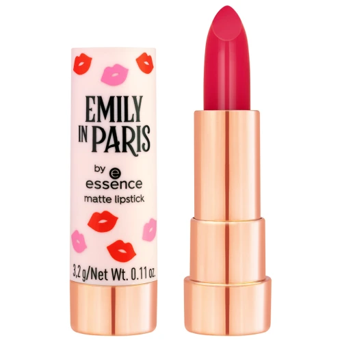 אסנס ⁦EMILY IN PARIS⁩ ליפסטיק מאט 01 בתכולת 3.2 גרם