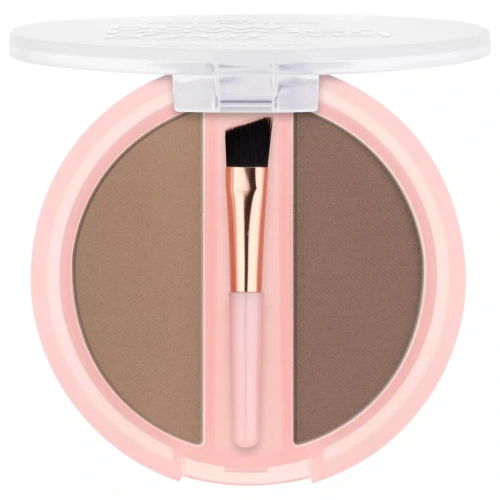 אסנס פודרה לגבות ⁦Brow Powder Duo Set⁩ בגוון ⁦01 Light⁩ בתכולת 1.8 גרם