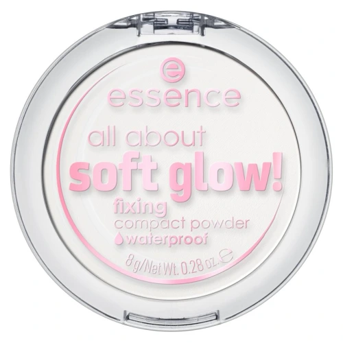 אסנס פודרה ⁦All About Soft Glow! Fixing Compact Powder⁩ בתכולת 8 גרם