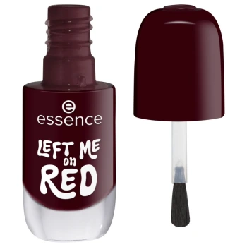אסנס לק לציפורניים ⁦Gel Nail Polish⁩ בגוון ⁦12 LEFT ME ON RED⁩ בתכולת 8 מ״ל
