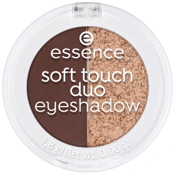 אסנס צללית ⁦Soft Touch Duo Eyeshadow⁩ בגוון ⁦04 Mocha Muse⁩ בתכולת 1.8 גרם