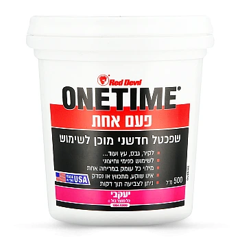 One Time - חומר מהפכני למילוי קירות - 1.0 ליטר