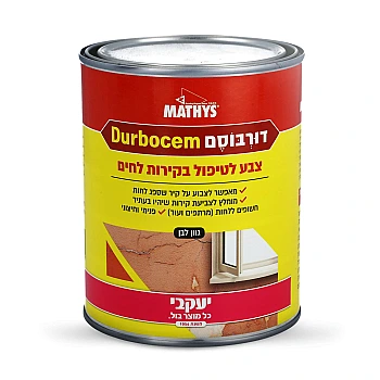 דורבוסם - צבע מיוחד לקירות מתקלפים ולחים - 5.0 ליטר