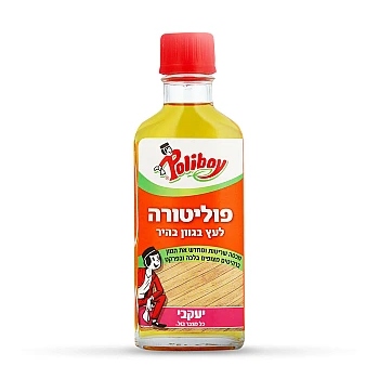 פוליטורה - חידוש לרהיטי עץ - כהה