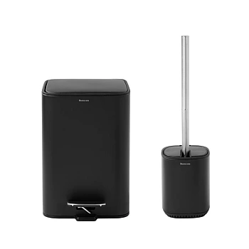 סט שירותים Cube 5L שחור מט