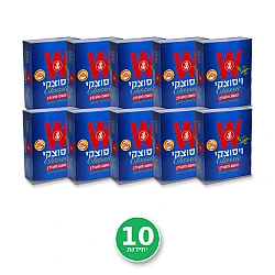 תה ויסוצקי קלאסי בטעם מעודן - 10 אריזות של 100 שקיקים