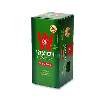 תה ויסוצקי קלאסי בטעם עשיר 25 שקיקים