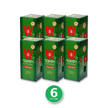 תה ויסוצקי קלאסי בטעם עשיר - 6 אריזות של 25 שקיקים