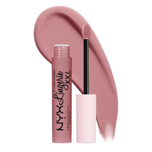 ניקס שפתון ⁦Lip Lingerie XXL Matte Liquid Lipstick⁩  בגוון 04 - ⁦FLAUNT IT⁩ בתכולת 4 מ״ל