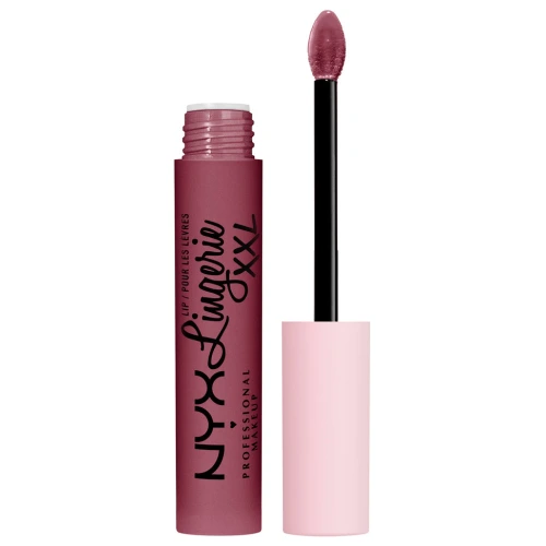 ניקס ⁦LIP LINGERIE⁩  שפתון נוזלי בגימור מאט - ⁦14 BUST ED⁩ בתכולת 4 מ״ל