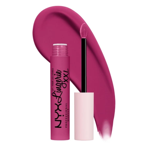 ניקס שפתון ⁦Lip Lingerie XXL Matte Liquid Lipstick⁩  בגוון 19 - ⁦PINK HIT⁩ בתכולת 4 מ״ל