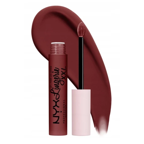 ניקס שפתון ⁦Lip Lingerie XXL Matte Liquid Lipstick⁩  בגוון 23 - ⁦ITS HOTTER⁩ בתכולת 4 מ״ל