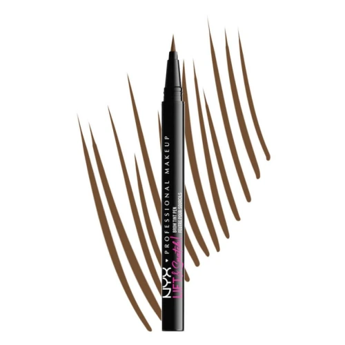 ניקס עט לעיצוב גבות ⁦LIFT & Snatch! Brow Tint Pen⁩  בגוון ⁦BRUNETTE⁩ בתכולת 1 מ״ל