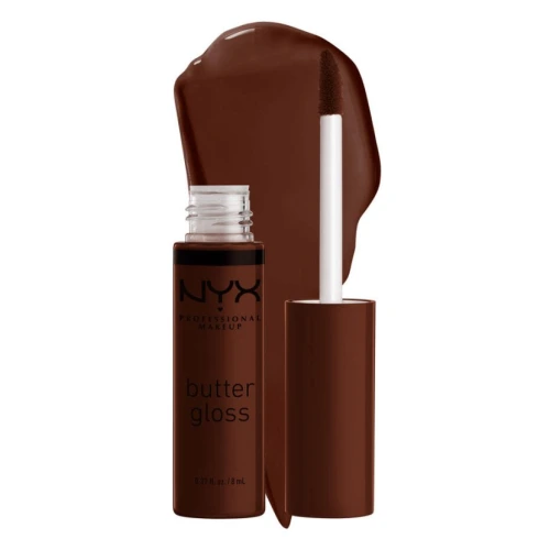 ניקס ליפגלוס ⁦BUTTER GLOSS⁩  בגוון 53 - ⁦LAVA CAKE⁩ בתכולת 8 מ״ל