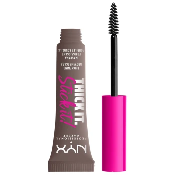 ניקס ⁦THICK IT STICK IT⁩  מסקרה לגבות למראה גבות מלאות גוון - ⁦COOL ASH BROWN 05⁩ בתכולת 7 מ״ל