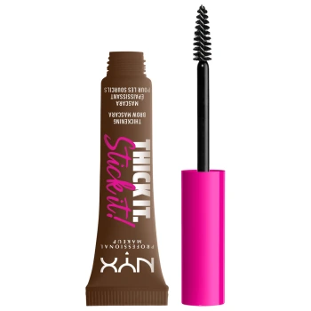 ניקס ⁦THICK IT STICK IT⁩  מסקרה לגבות למראה גבות מלאות גוון - ⁦BRUNETTE 06⁩ בתכולת 7 מ״ל