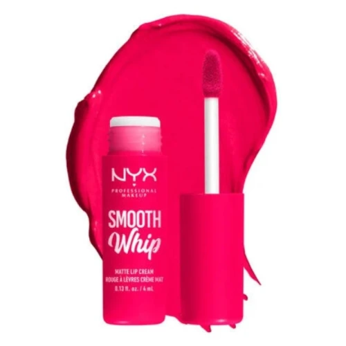 ניקס שפתון ⁦SMOOTH WHIP⁩  בגוון ⁦10 PILLOW FIGHT⁩ בתכולת 4 מ״ל