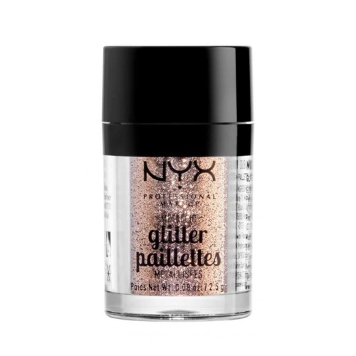 ניקס נצנצים לאיפור ⁦Metallic Glitter Paillettes⁩  בגוון ⁦04 GOLDSTONE⁩ בתכולת 2.5 גרם