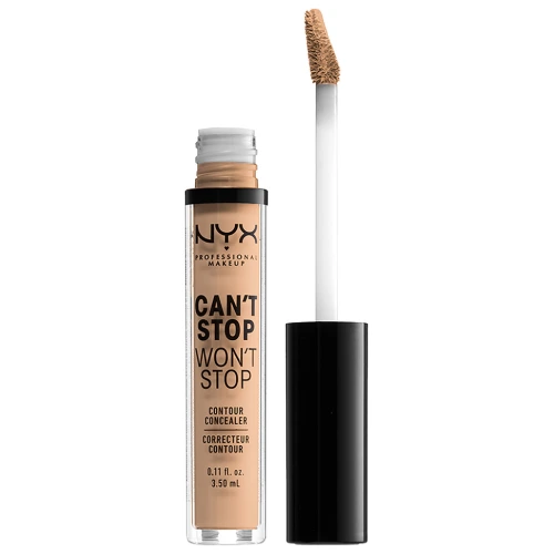 ניקס ⁦CAN'T STOP WON'T STOP⁩  קונסילר מעניק כיסוי מלא - ⁦NATURAL 07⁩ בתכולת 3.5 מ״ל