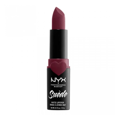 ניקס שפתון ⁦SUEDE MATTE LIPSTICK⁩  בגוון ⁦10 GIRL BYE⁩ בתכולת 3.5 גרם
