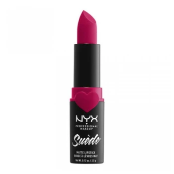 ניקס שפתון ⁦SUEDE MATTE LIPSTICK⁩  בגוון ⁦12 CLINGER⁩ בתכולת 3.5 גרם