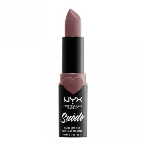 ניקס שפתון ⁦SUEDE MATTE LIPSTICK⁩  בגוון ⁦14 LAVENDER AND LACE⁩ בתכולת 3.5 גרם