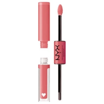 ניקס שפתון ⁦SHINE LOUD HIGH PIGMENT LIP SHINE⁩  בגוון ⁦BORN TO HUSTLE⁩ בתכולת 6.8 מ״ל
