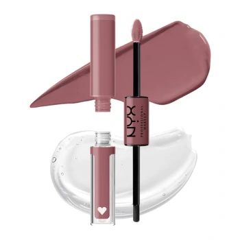 ניקס שפתון ⁦SHINE LOUD HIGH PIGMENT LIP SHINE⁩  בגוון ⁦OVERNIGHT HERO⁩ בתכולת 6.8 מ״ל