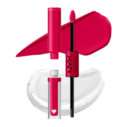 ניקס שפתון ⁦SHINE LOUD HIGH PIGMENT LIP SHINE⁩  בגוון ⁦WORLD SHAPER⁩ בתכולת 6.8 מ״ל