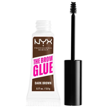 ניקס ⁦THE BROW GLUE⁩  ג'ל גבות פורמולה שאינה דביקה ⁦04 DARK BROWN⁩ בתכולת 5 גרם