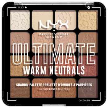ניקס ⁦ULTIMATE⁩  פלטת צלליות לעיניים - ⁦WARM NEUTRALS 05⁩ בתכולת 12.8 גרם