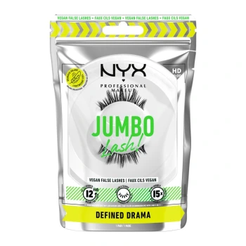 ניקס ריסים מלאכותיים ⁦JUMBO Lash! Vegan False Lashes⁩  בגוון ⁦DEFINED DRAMA⁩ בתכולת 1 זוג
