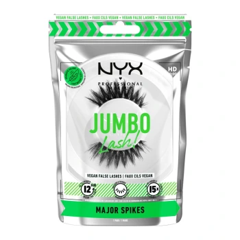 ניקס ריסים מלאכותיים ⁦JUMBO Lash! Vegan False Lashes⁩  בגוון ⁦MAJOR SPIKES⁩ בתכולת 1 זוג