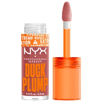 ניקס ⁦DUCK PLUMP⁩  גלוס מנפח שפתיים למראה שפתיים מלאות - ⁦NUDE SWINGS 03⁩ בתכולת 6.8 מ״ל