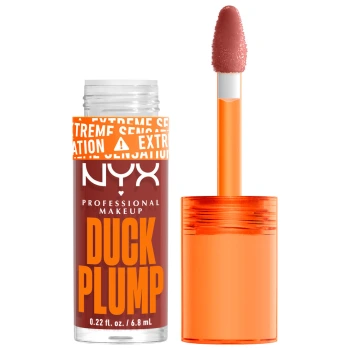 ניקס ⁦DUCK PLUMP⁩  גלוס מנפח שפתיים למראה שפתיים מלאות - ⁦BRICK OF TIME 06⁩ בתכולת 6.8 מ״ל
