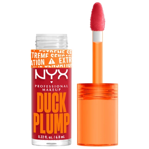 ניקס ⁦DUCK PLUMP⁩  גלוס מנפח שפתיים למראה שפתיים מלאות - ⁦CHERRY SPICE 19⁩ בתכולת 6.8 מ״ל