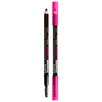 ניקס ⁦POWDER LOUDER⁩  עפרון גבות דו צדדי - ⁦BLACK 09⁩ בתכולת 1.15 גרם