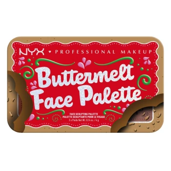 ניקס פלטה לפיסול הפנים ⁦Buttermelt Face Palette⁩ בתכולת 12 גרם