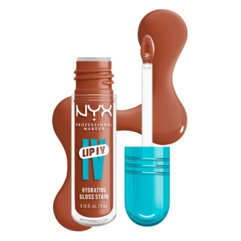 ניקס ליפגלוס ⁦LIP I.V. Hydrating Gloss Serum⁩  בגוון ⁦01 Caramel Drip⁩ בתכולת 5 מ״ל