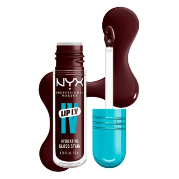 ניקס ליפגלוס ⁦LIP I.V. Hydrating Gloss Serum⁩  בגוון ⁦15 Water 'Bout Wine⁩ ? בתכולת 5 מ״ל