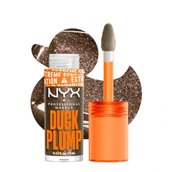 ניקס ליפגלוס ⁦DUCK PLUMP High Pigment Plumping Gloss⁩  בגוון ⁦21 ONYX-PECTED⁩ בתכולת 6.8 מ״ל