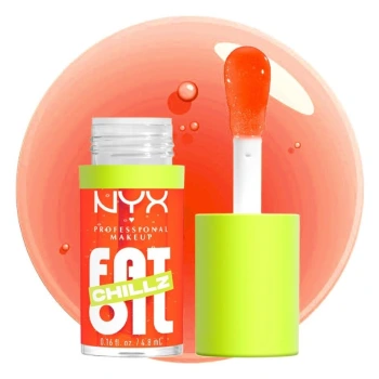 ניקס ליפגלוס ⁦FAT OIL Chillz⁩  בגוון ⁦15 CITRUS CHILLER⁩ בתכולת 4.8 מ״ל