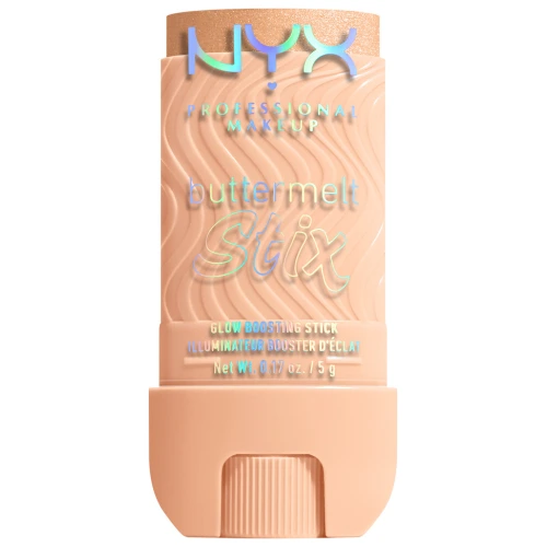 ניקס ⁦BUTTERMELT⁩  היילייטר סטיק למראה קורן ואפקט - ⁦A WHOLE MELT 06⁩ בתכולת 5 גרם
