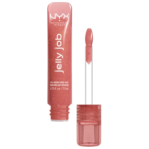 ניקס ⁦JELLY JOB⁩  גלוס למראה מבריק ואפקט נפח - ⁦HONEY IT'S JELLY 05⁩ בתכולת 7.5 מ״ל