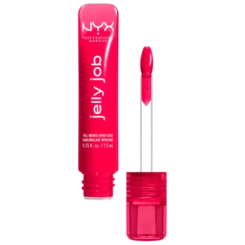 ניקס ⁦JELLY JOB⁩  גלוס למראה מבריק ואפקט נפח - ⁦CHERRY JELLY 14⁩ בתכולת 7.5 מ״ל