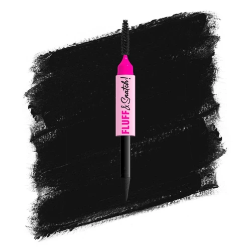 ניקס עט לעיצוב גבות ⁦Fluff & Snatch! Brow Powder Pen⁩  בגוון ⁦08 Black⁩ בתכולת 1 גרם