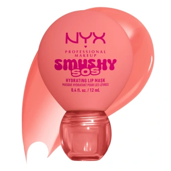 ניקס תכשיר לטיפוח השפתיים ⁦SMUSHY SOS Hydrating Lip Mask⁩  בגוון ⁦03 Peachy Pamper⁩ בתכולת 12 מ״ל